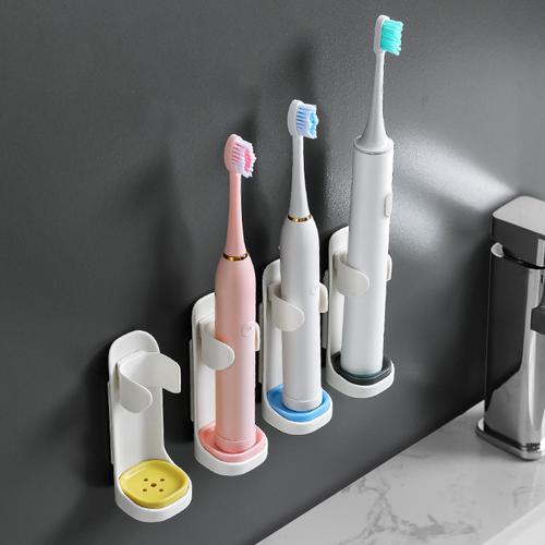 电动牙刷支架家用免打孔壁挂式牙刷底座固定器浴室置物架批发